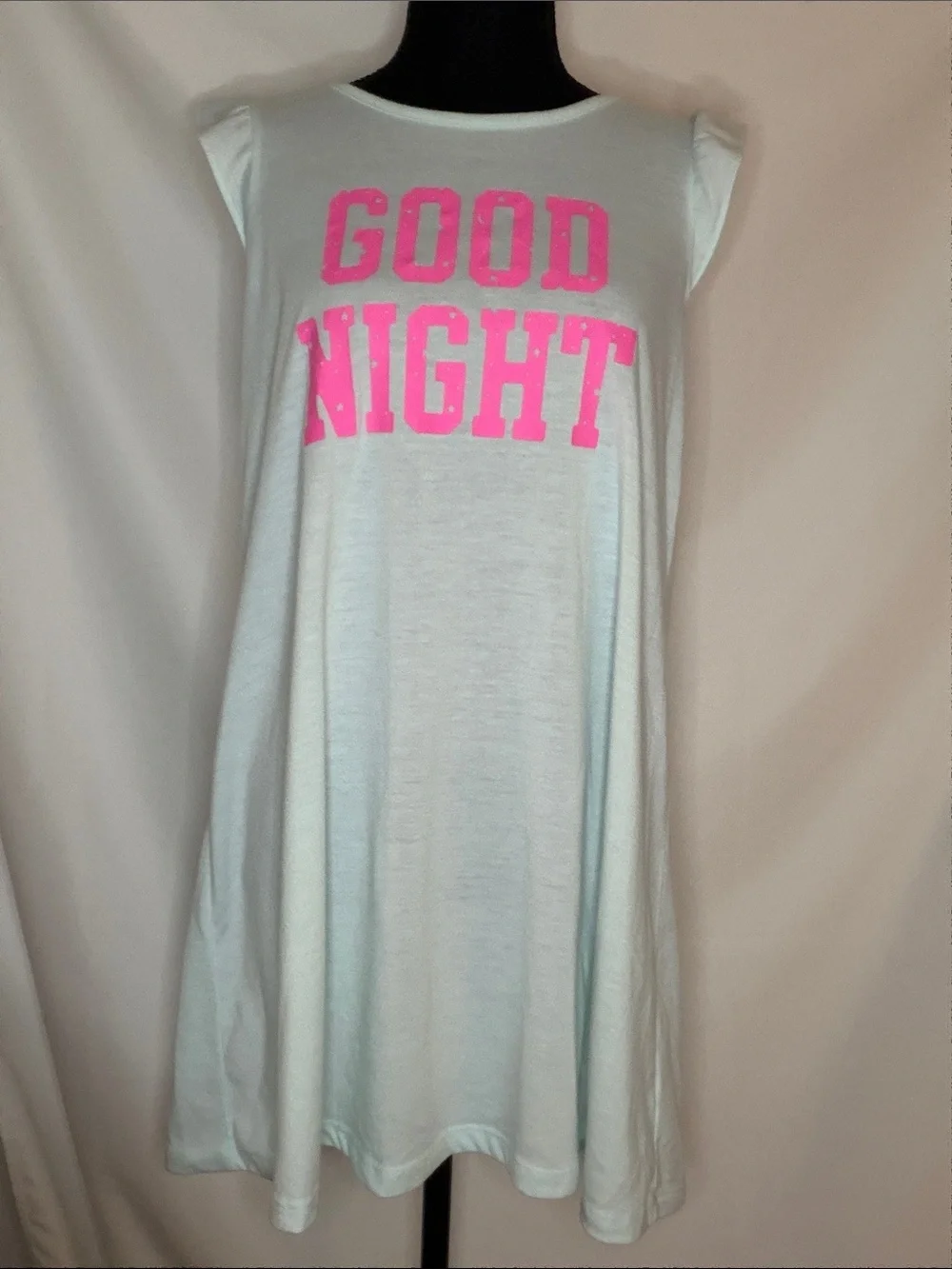 BLUE/PINK GAP KIDS FLUTTER SLEEVE NIGHT GOWN PJS